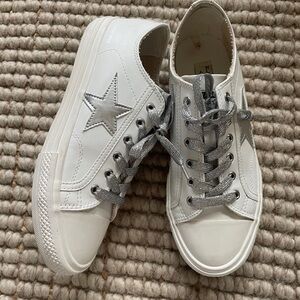 Vintage Havana Silver Star White Sneakers shoes